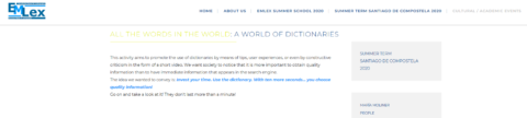 Zum Artikel "EMLex-Aktivität ALL THE WORDS IN THE WORLD: A WORLD OF DICTIONARIES"